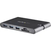 StarTech.com USB Type C Docking Station for Notebook - 85 W - Black - 5 x USB Ports - 3 x USB 3.0 - USB Type-C