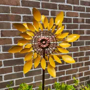GOLDEN SUNSHINE SUNFLOWER WINDSPINNER