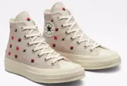 Converse Chuck 70 High Floral Beige A02201C Flowers High-Top Sneaker W 6 M 4 NIB