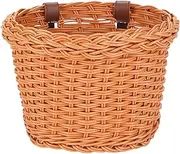 Bike Basket Kids - Scooter Basket for Children | Household Storage Organizer, Hand-Woven Biking Front Rack for Balance Bikes
