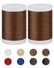 330 Yards Extra Strong Upholstery Thread,Brown Bonded Nylon Thread for Denim