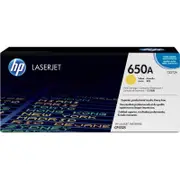 HP 650A (CE272A) Original Laser Toner Cartridge - Single Pack - Yellow - 1 Each - 15000 Pages