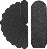 Stainless Steel Pedi File Refill, 100 Grit, Black - Pedicure Refill Pads - Foot Rasp Pad with Removable Glue,Size 5.2" L x 1.7" W,50-Count
