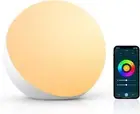 Smart LED Table Lamp, Bedside Lamp, Touch Dimmable, Compatible with Alexa and...