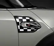 Genuine MINI F55 F56 F57 Trim Cover Set With Pad Checkered BL/WH 2347948 OEM (for: Mini)