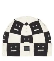 [Acne Studios Kids] Acne Studios Kids Face wool beanie Y 8 black
