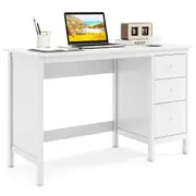 Costway Computer Desk w/3 Drawers Home Office Modern Writing Desk Study Table Laptop PC Workstation