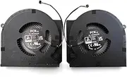 KGIGIBE Replacement CPU & GPU Cooling Fan for Razer Blade 16 RZ09-0483 RZ09-0483TEH3 RZ09-0483UWJ4-R3W Laptop L+ R One Pair Fan DC 5V