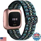 Witzon Elastic Bands Compatible with Fitbit Versa 2 / Versa/Versa Lite, Soft