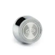 SAAS Horn Button Chrome Finish Billet Tall Suits Deep Dish Steering Wheels