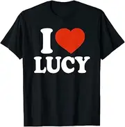 [X.Style] I Heart Lucy, Red Heart Valentine Love ds340 T-Shirt