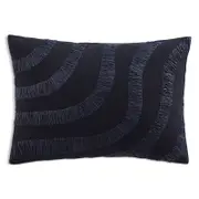 Donna Karan Home Wave Black Decorative Pillow, 14 x 20