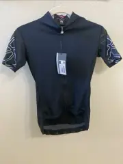 ASSOS XC SHORT SLEEVE JERSEY, Women's MEDIUM, Black Series -New with Tags