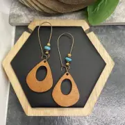 3” Bronze-tone Earring Set Bohemian Retro Drop Dangle New Free Ship B6133