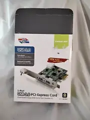 2-Port USB 3.0 PCI-Express PCI Express Card, Super Speed , 5 Gbps,NEW