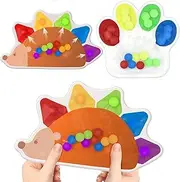 Autism Sensory Toys for Kids, 2 Pack Color Sorting Sensory Toys, Fidget Squishy Sensory Toys, Toddlers Travel Toys, Kids Classroom Prizes, Goodie Bags Stuffers, Christmas Stocking Suffers