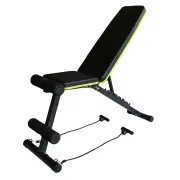 [EU Direct] LIFEFIT Adjustable Bench Foldable Abdominal Exerciser Workout Benches for Home Gym Support Max 150kg Capacit