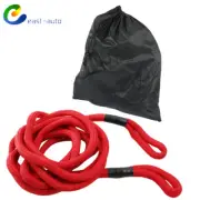 Recovery Kinetic Tow Rope 7/8" x 30' Energy Truck Tow Snatch Strap 30000 LBS Red