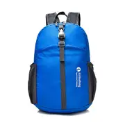 Women Men Casual Light Folding Shoulder Bag Backpack Sports Bag Travel Bag BLUE COLOR