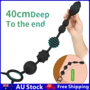 Big Anal Beads Anus Butt Plug Prostate Massager BDSM Pull Out Dildo Sex Toys