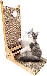 L-Size 25L x 40W x 63H Cat Scratching Board Against The Wall to Relieve Boredom and Scratch