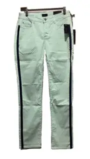 NWT NYDJ LIFT TUCK HIGH WAIST TUXEDO STRIPE SKINNY STRETCH JEANS PANTS SIZE 4