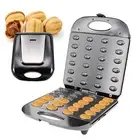 Electric Walnut Cake Maker 1400W 24pcs Capacity Automatic Nut Waffle Q2P0