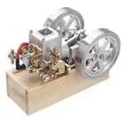 Mini Horizontal Hit&Miss Water-cooled Gasoline Engine Model Educational Toys