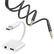 Grade A+ Type C to 3.5mm Audio Aux Cable &Male to Male Cable f OnePlus 10 Pro 5G
