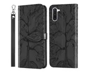 For Samsung Galaxy Note 10 Cover with Kickstand - Black