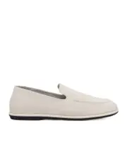 round head loafer shoes 37,41 white