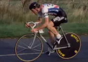 Irish Cyclist Sean Kelly Representing Winning The Time Trial 1985 Old Photo 4