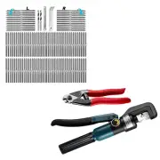 120 Packs T316 Stainless Steel Left&Right Handed Thread Swage Lag Screws and Hyd