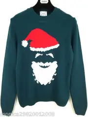 TOPMAN MENS CHRISTMAS SANTA JUMPER SWEATER SIZE S M