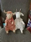 Jellycat HERBIE HIGHLAND COW & GINNY GOAT Bundle ✨ Retired Fuzzy Plush Toys NWT