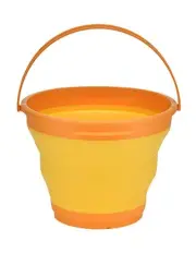 [BR Home] Foldable Collapsible Silicone Bucket 7L in Orange