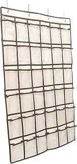 CANIGHT Hanging Phone Storage Pouch Classroom Organizer Transparent Wall-mounted Pocket Chart for Phones Study Cards Calculators Versatile Use for Home Office School