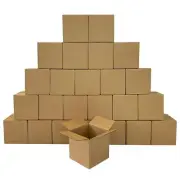 UOFFICE Corrugated Boxes 7" x 7" x 7" Cube Shipping Mailing Box Cartons