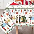 Nutcracker Tablecloth Rectangle Nutcracker Fabric Table Cloth Washable Christmas