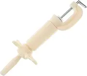 FRCOLOR Hairdressing Mannequin Head Clamp Stand Wig Holder for Styling Space-efficient Display Stand