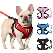 Dog Mesh Harness and Leash Set Puppy Cats Harness Vest Small Dog Walking Outdoor