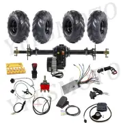 48V 1000W Go Kart Brushless Motor + 860mm Rear Differential Axle Kit + 6'' Wheel