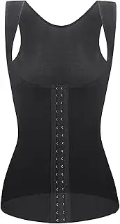 [Dress Cici] Front Hook Tank Top Body Shapers, Breathable Mesh, Square Neck Cami Shapewear for Women