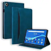 CXTcase Lenovo Tab M10 FHD Plus Case PU Leather Folio Flip Cover Card Slot Stand Magnetic Protective Case with a Pocket for Lenovo Tab M10 FHD Plus 10.3 Inch 2020 TB-X606X / TB-X606F - Navy Blue