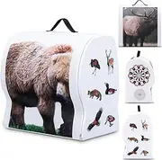 [Sonwyoung] 3D Archery Targets Bow Target Arrow Target with Handle Beer Bear Animal Patterns Portable for Outdoor Shooting