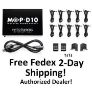 New Electro-Harmonix EHX MOP-D10 Isolated Guitar Effects Pedal Power Supply