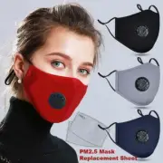Reusable Face Masks with Breath Valve with 2 Filter