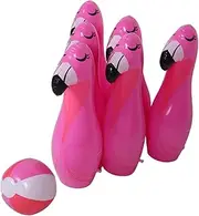 HANABASS Children's Giant Inflatable Bowling Ball Fun Flamingo Design Party Toy for Boys and Girls' Coordination Bonding