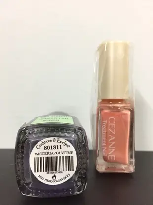 指甲油💅瑰珀翠Crabtree紫藤花+Cezanne高發色