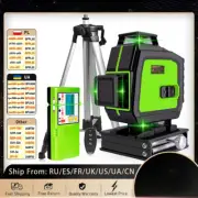 16/12 lines Laser Level professional Super powerful Green Lines Remote Control